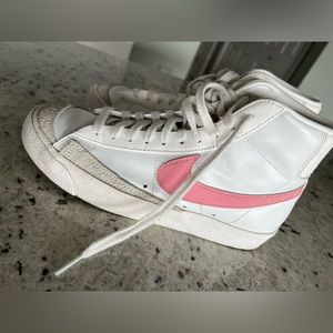 Pink hightop blazers